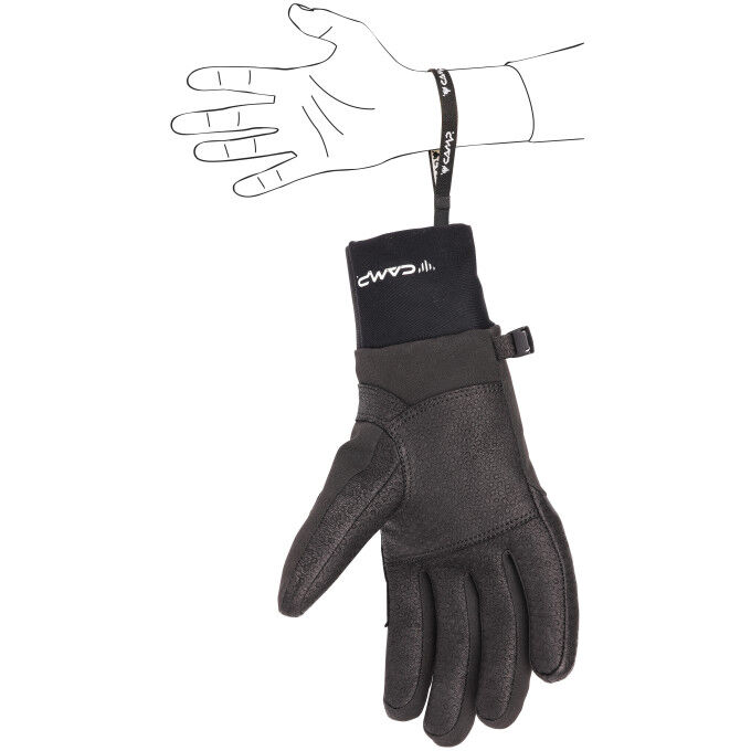Gants Camp GEKO PULSE Black/Grey Gants Camp GEKO PULSE Black/Grey