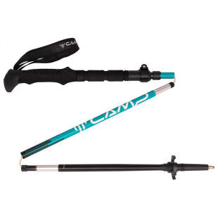 Bastones de trekking Camp MEGHASONIC Negro/Turquesa