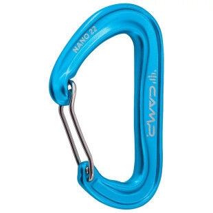 Mousqueton Camp NANO 22 Light Blue