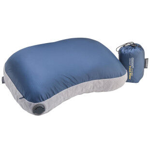 DOWN TRAVEL PILLOW-DK INDIGO/GREY