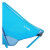 BEACH CHAIR BLUE MESH CYAN BLUE