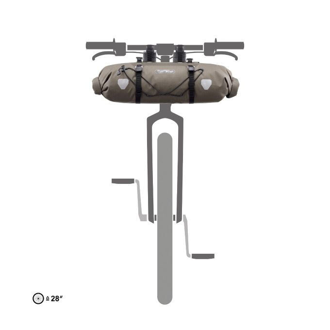 Bolsa de manillar HANDLEBAR-PACK Dark Sand by Ortlieb