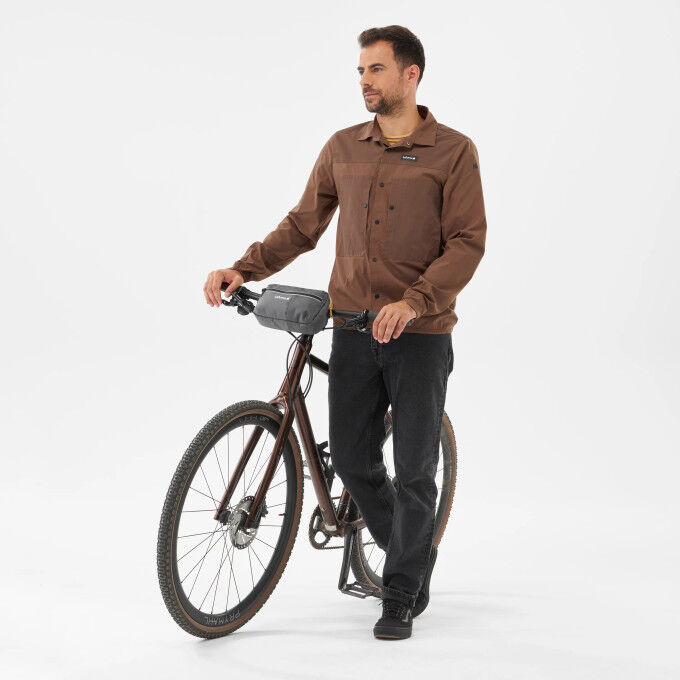 Sacoche De Guidon Vélo Vintage LAFUMA - Porte-cartes/documents - Occasion Bon état