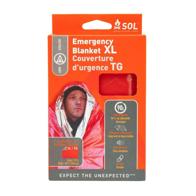 COUVERTURE DOUBLE/SURVIVAL BLANKET COUVERTURE DOUBLE/SURVIVAL BLANKET
