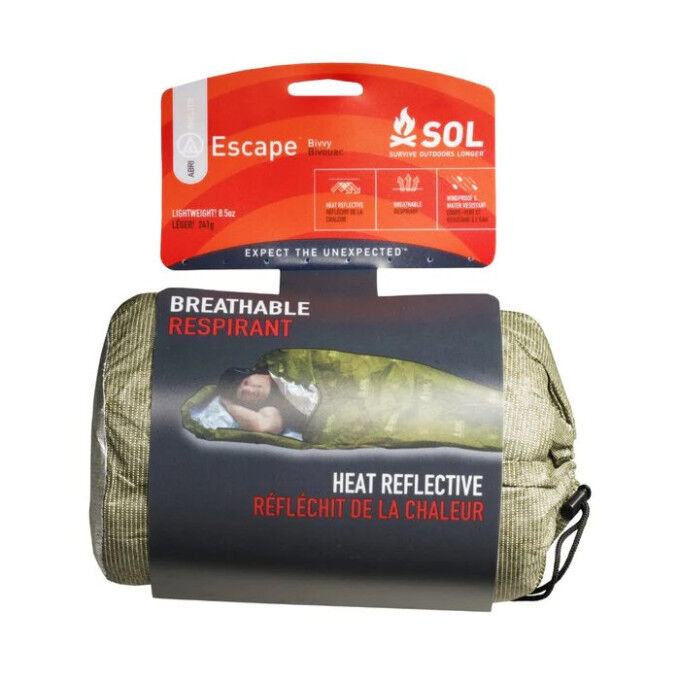 Sol ESCAPE BIVVY WITH HOOD - GREEN