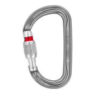 Mosquetón Petzl AM'D SCREW-LOCK Gris