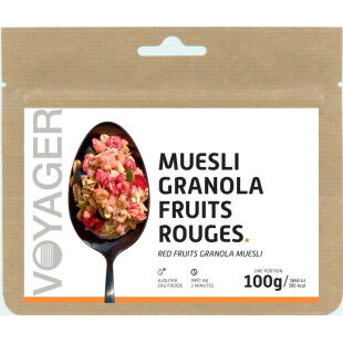 Freeze-dried Voyager meals MUESLI GRANOLA RED FRUITS