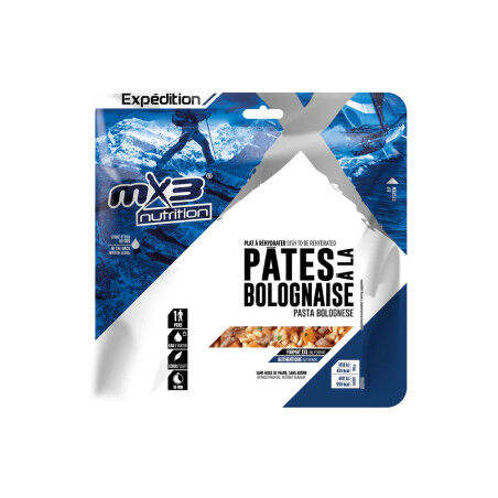 Platos Liofilizados MX3 Pasta Boloñesa