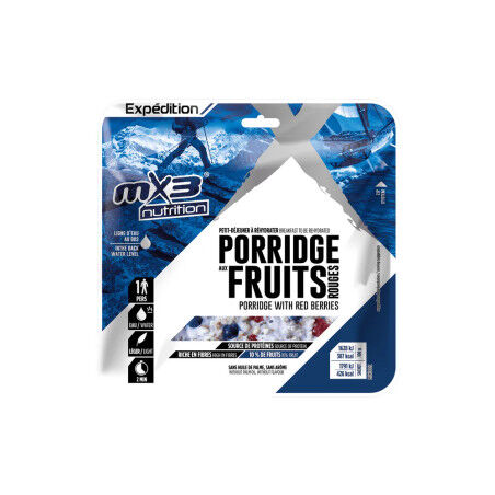 Repas Lyophilisé MX3 Porridge aux Fruits Rouges