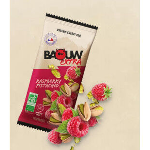 Barres énergétiques Baouw EXTRA FRAMBOISE-PISTACHE