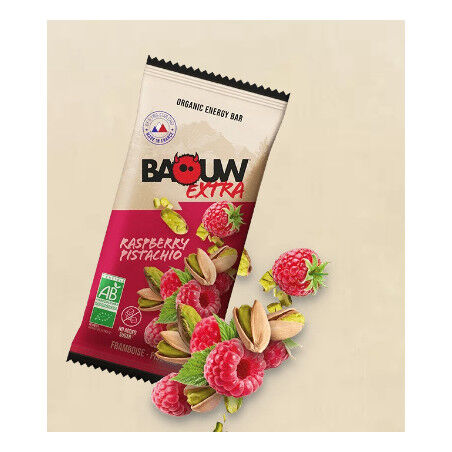 Barres énergétiques Baouw EXTRA FRAMBOISE-PISTACHE