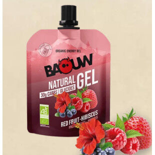 Purée Bio Baouw FRUITS ROUGES-HIBISCUS