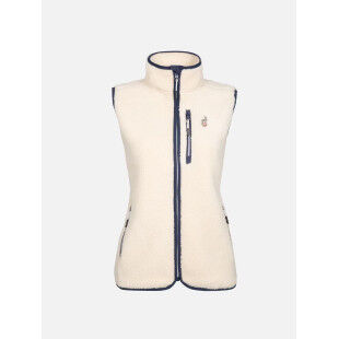 Sleeveless sherpa jacket TINNA Greige