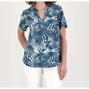 TBS Light Blouse Floral Blue
