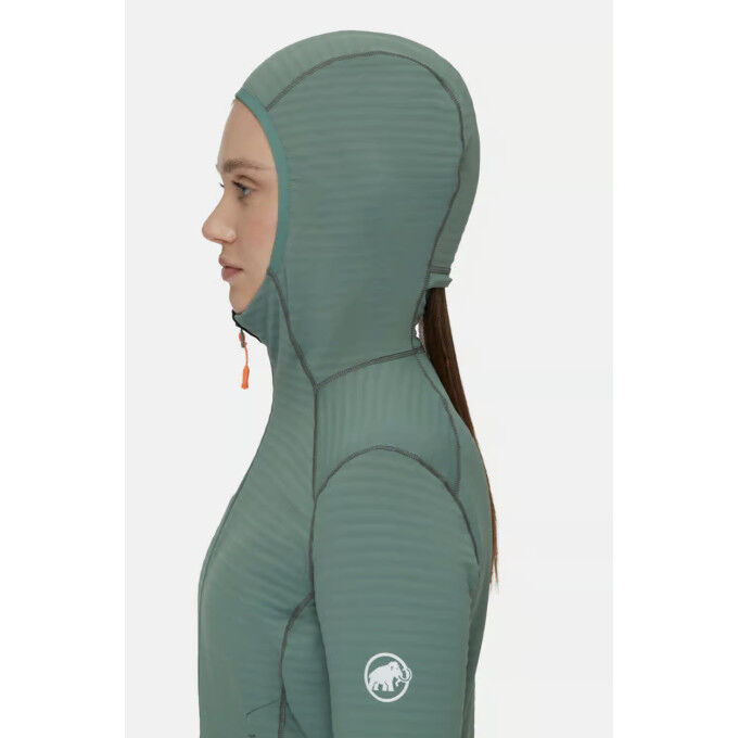 Mammut Giacca Midlayer Con Cappuccio Donna - Taiss Light - Azalea-marine