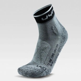 Calcetines bajos de hombre Uyn TREKKING ONE COOL Gris/Negro