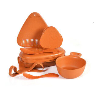 Light My Fire Naranja oxidado Kit de comida de 8 piezas