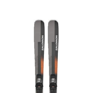 Salomon E STANCE 84 BLACK/NEONO + M12 GW90 all-mountain skis