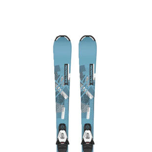 SKI ALPIN L QST JR S BLUE/GREY 100