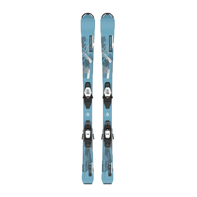 All-Mountain Juniorski Salomon QST JR S BLUE/GREY + Bindung C5 GW