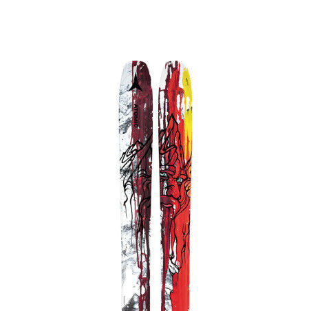 Sci all-mountain Atomic BENT 110 rosso/giallo