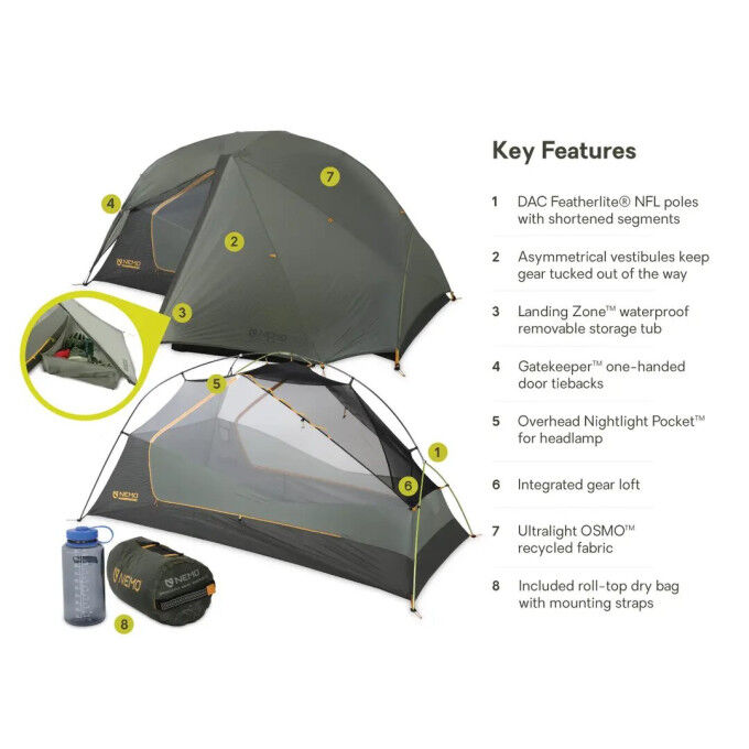 Tienda de campaña Nemo DRAGONFLY OSMO BIKEPACK 2P