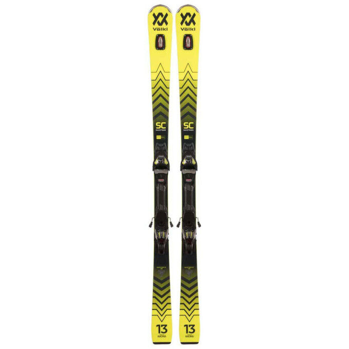 Völkl Racetiger SC yellow + Vmotion 10 GW Black slalom skis