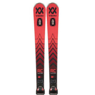 Pack of RACETIGER RC Red skis + VMotion 10 GW Black bindings