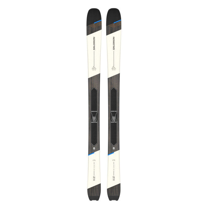 Salomon MTN 96 CARBON ski touring pack and skins