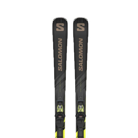 Salomon E S/MAX 8 XT ski pack + M11 GW bindings Black/Driftwood