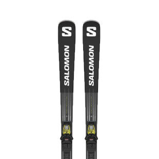 Salomon E S/MAX 10 XT piste ski pack + M12 GW F80 Black/Driftwood