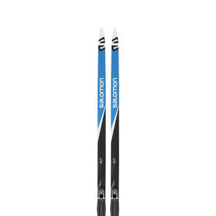 Pack of Salomon RS 7 cross-country skis + PROLINK ACCESS SK bindings