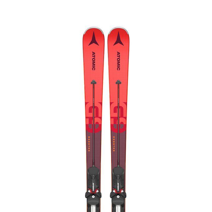 Pack of Atomic REDSTER G9 SERVOTEC Alpine skis + X 12 GW