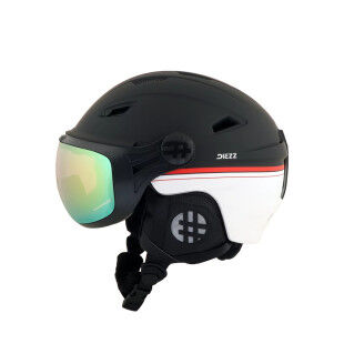Casco de esquí Diezz LINE VISIERE Red Line
