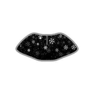 Diezz FACE PROTECTION Copos de nieve