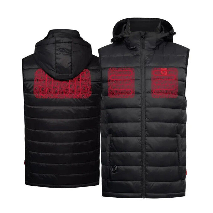 Chaqueta calefactable sin mangas para hombre G HEAT EVO - Negro