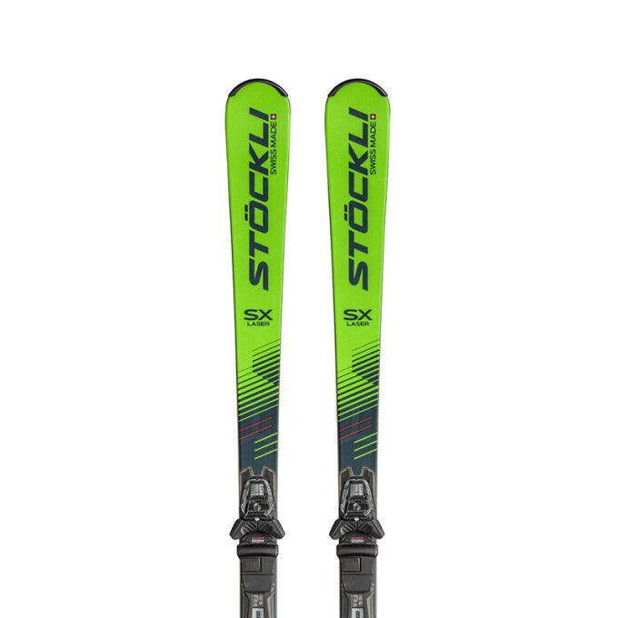 Stöckli LASER-SX skis + MC12 Fullflex Black/Matt binding