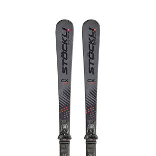 Skis Stöckli LASER-CX +MC D20 + MC 11 BLACK/MATT