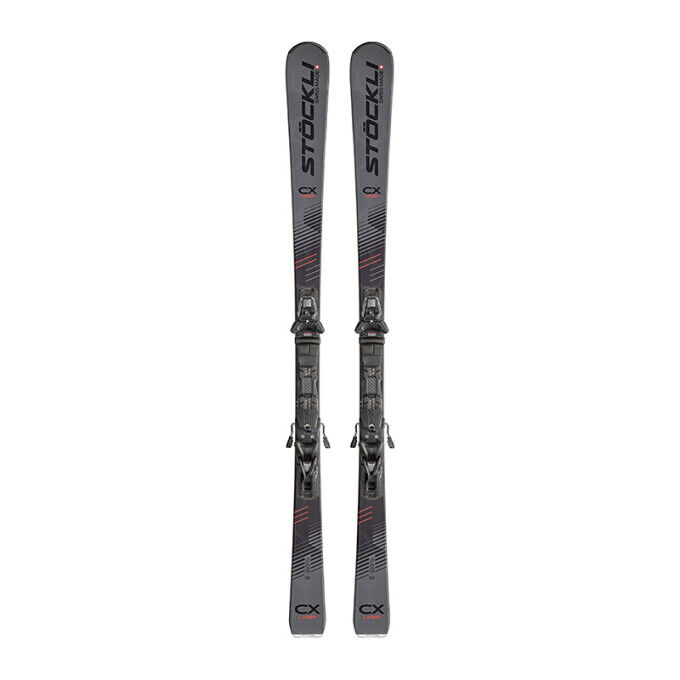 Skis Stöckli LASER-CX +MC D20 + MC 11 BLACK/MATT