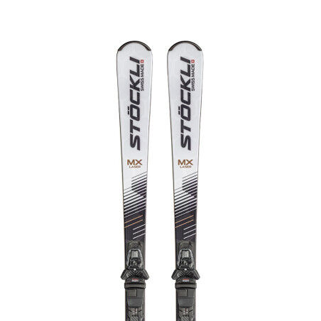 Skis Stöckli LASER-MX + MC D20 +MC 11 BLACK/MATT