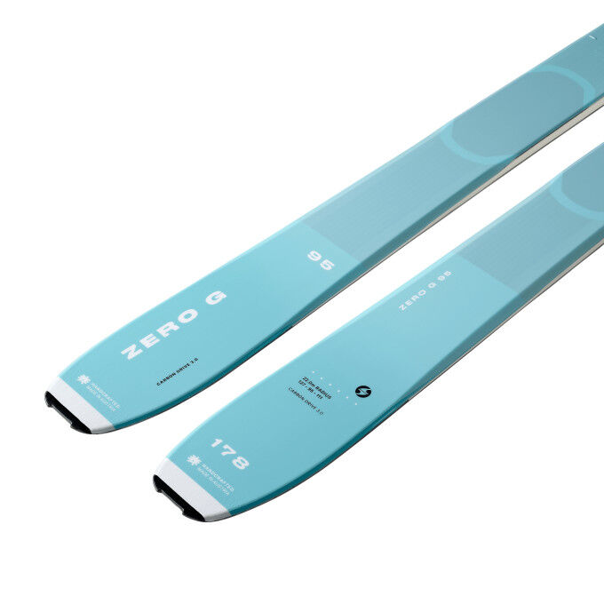 Ski touring Blizzard ZERO G 095 W (FLAT) Light blue