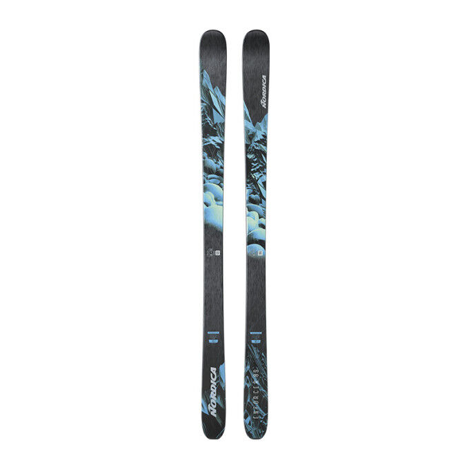 Nordica ENFORCER 89 (FLAT) all-mountain skis Black/Blue/Lime