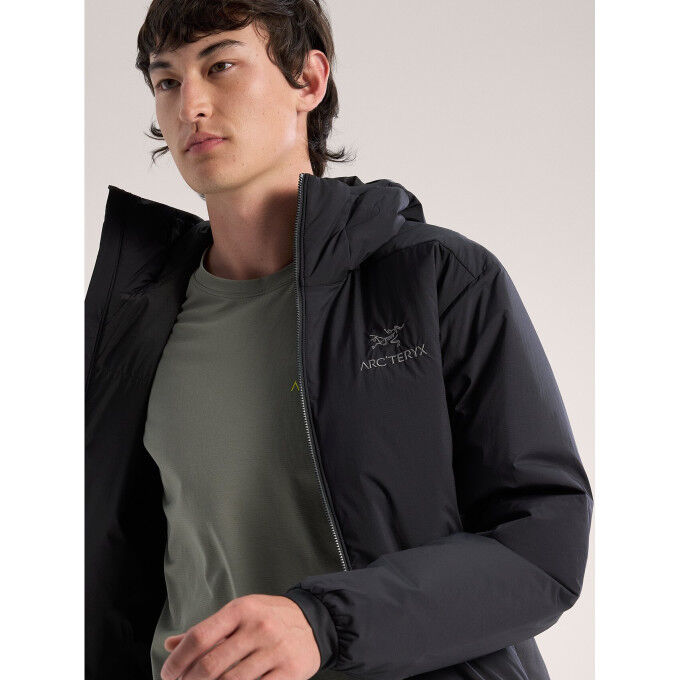 ARC'TERYX 黒 ATOM LT HOODY MEN'S arcteryx-atom-hoody-mens-black