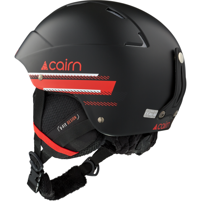 Casco esquí niño Cairn ANDROMED J Mat Black Racing