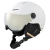 Casco esquí Cairn ANDROID VISOR Mat White Biscuit