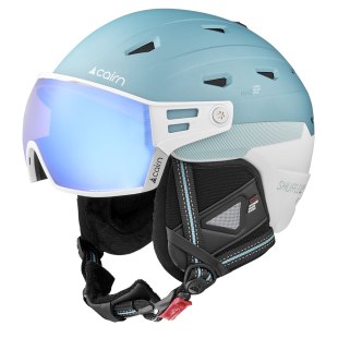 Casco Cairn SHUFFLE S-VISOR EVOLIGHT NXT® Eucalipto Metálico Mate