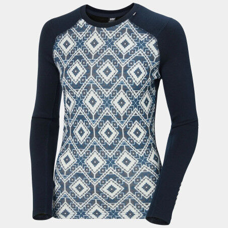 Jersey interior de manga larga Merino Midweight Graphic para mujer