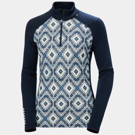 W LIFA MERINO MIDW GRA 1/2 ZIP
