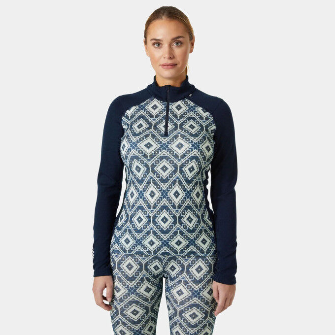 W LIFA MERINO MIDW GRA 1/2 ZIP