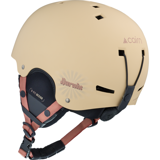 Casco esquí niño Cairn DARWIN Mat Biscuit Mocha
